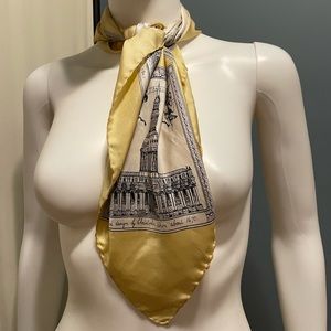 1970’s London silk scarf